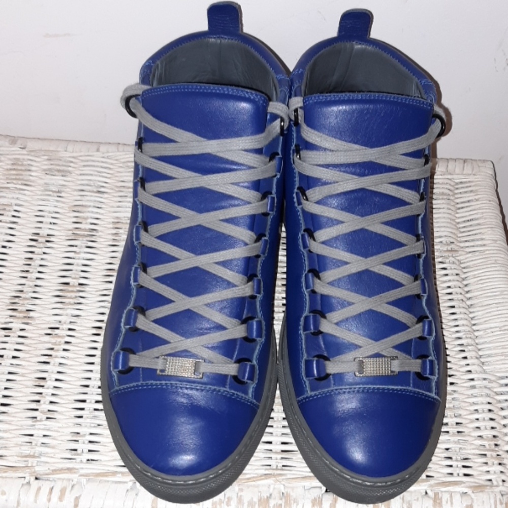 Blue balenciagas